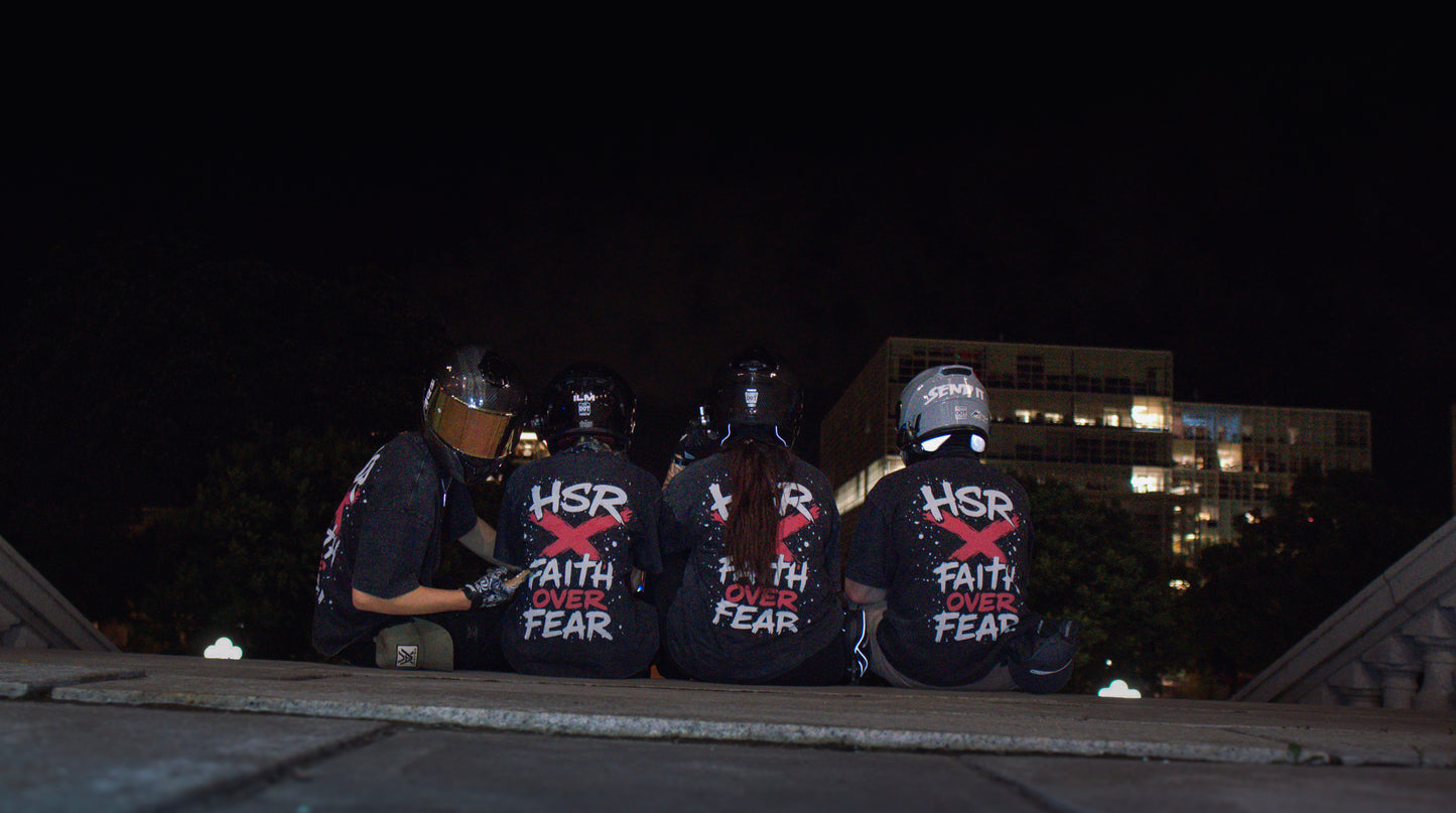 HSR X FAITH OVER FEAR Oversized T- Shirt
