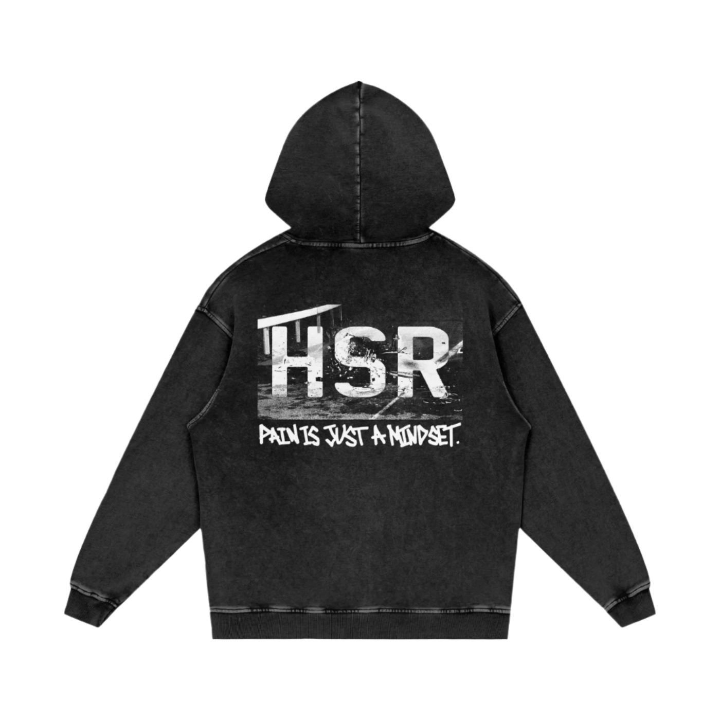 PIJAF - Acid Washed Oversize Hoodie