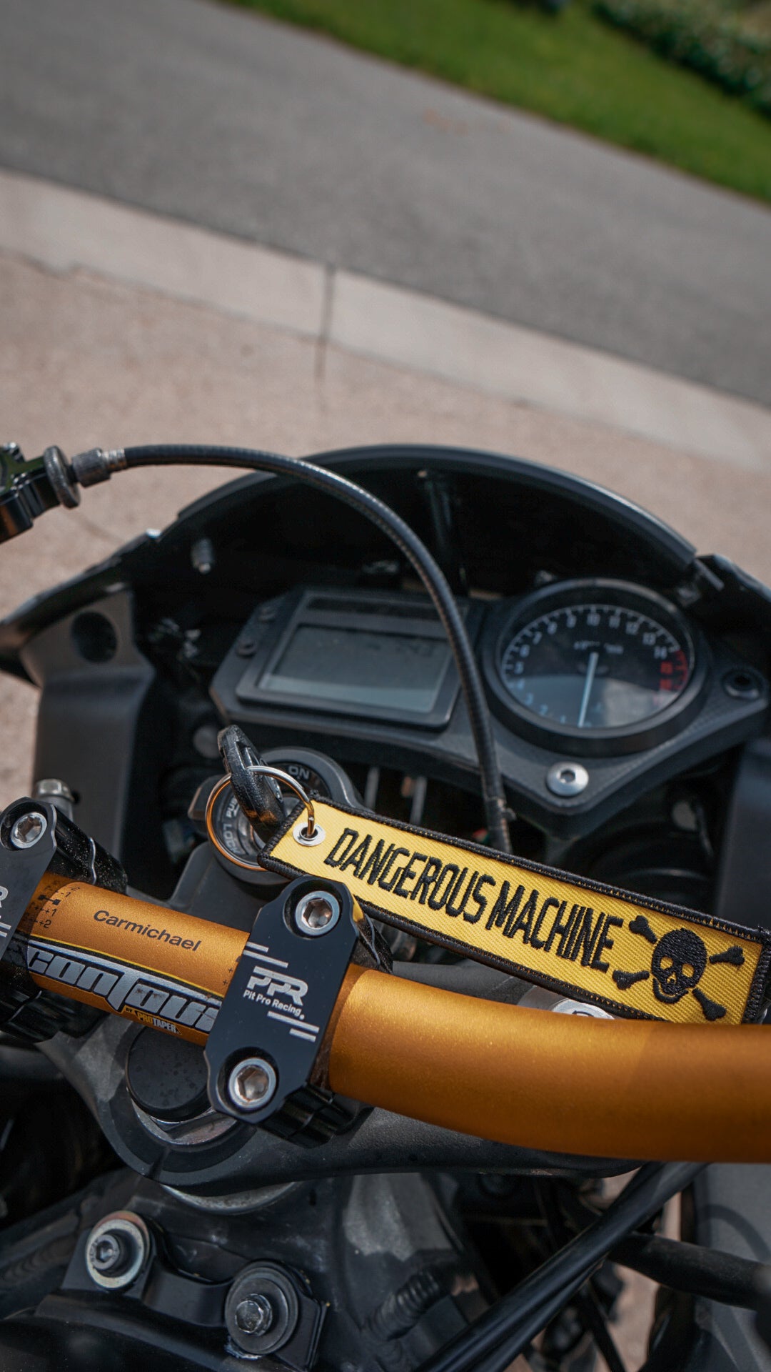 Dangerous Machine - Motorcycle Keychain