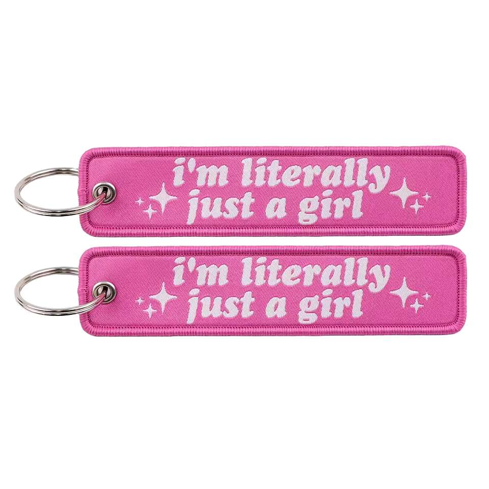 Im Literally Just A Girl - Motorcycle Keychain