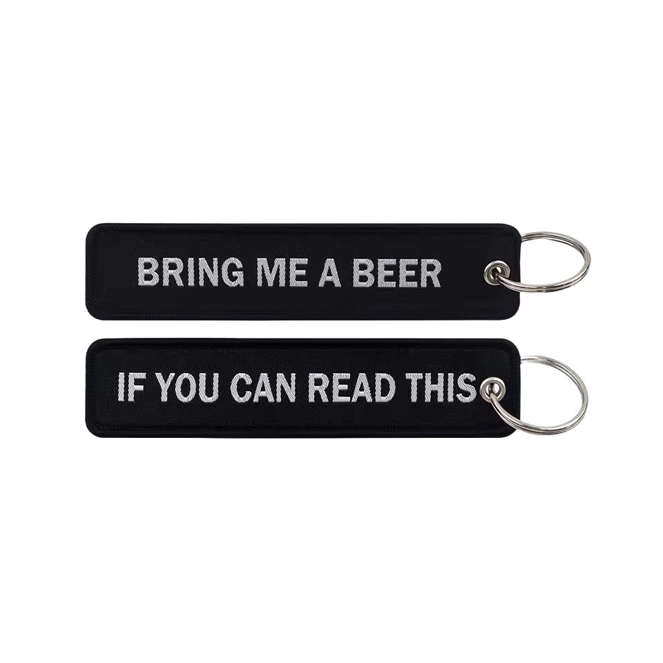 If You Can Read This Bring Me A Beer - Motorcycle Keychain