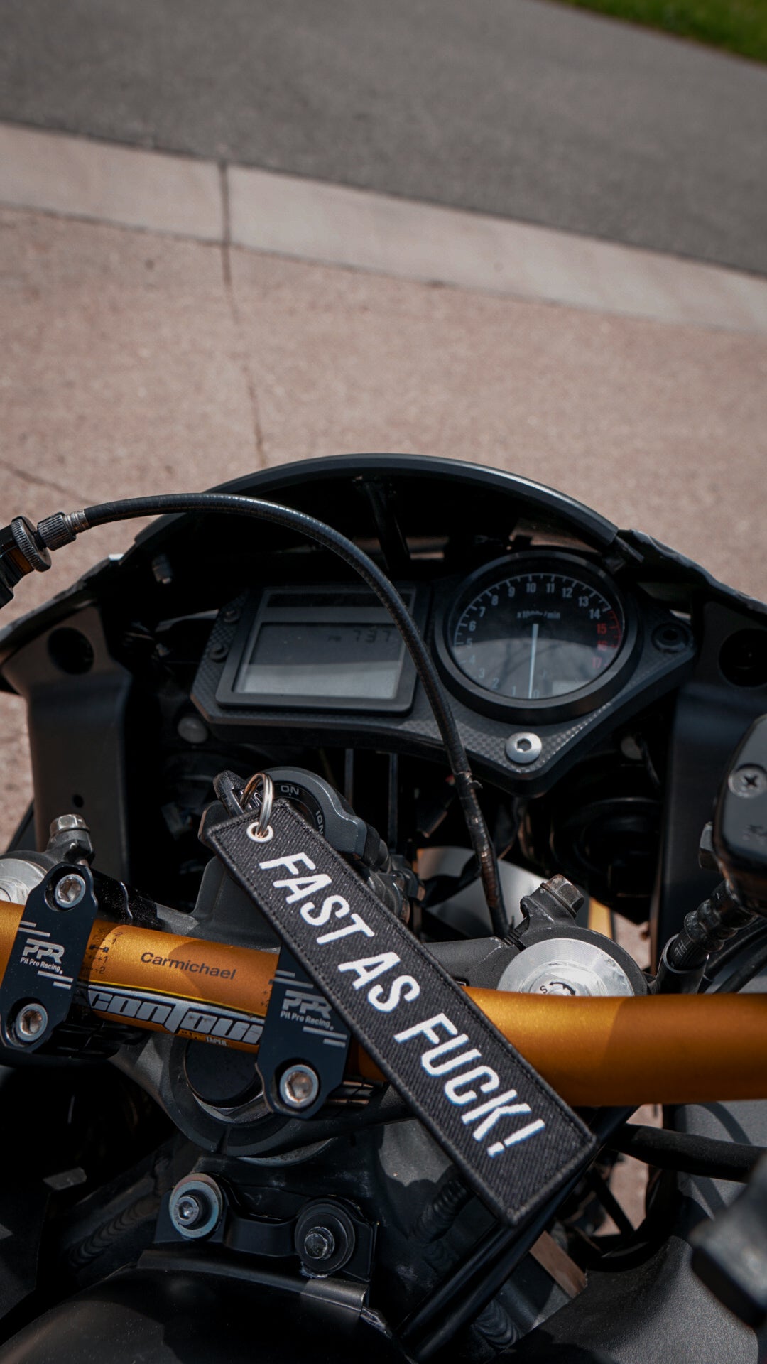 Fast AF - Motorcycle Keychain