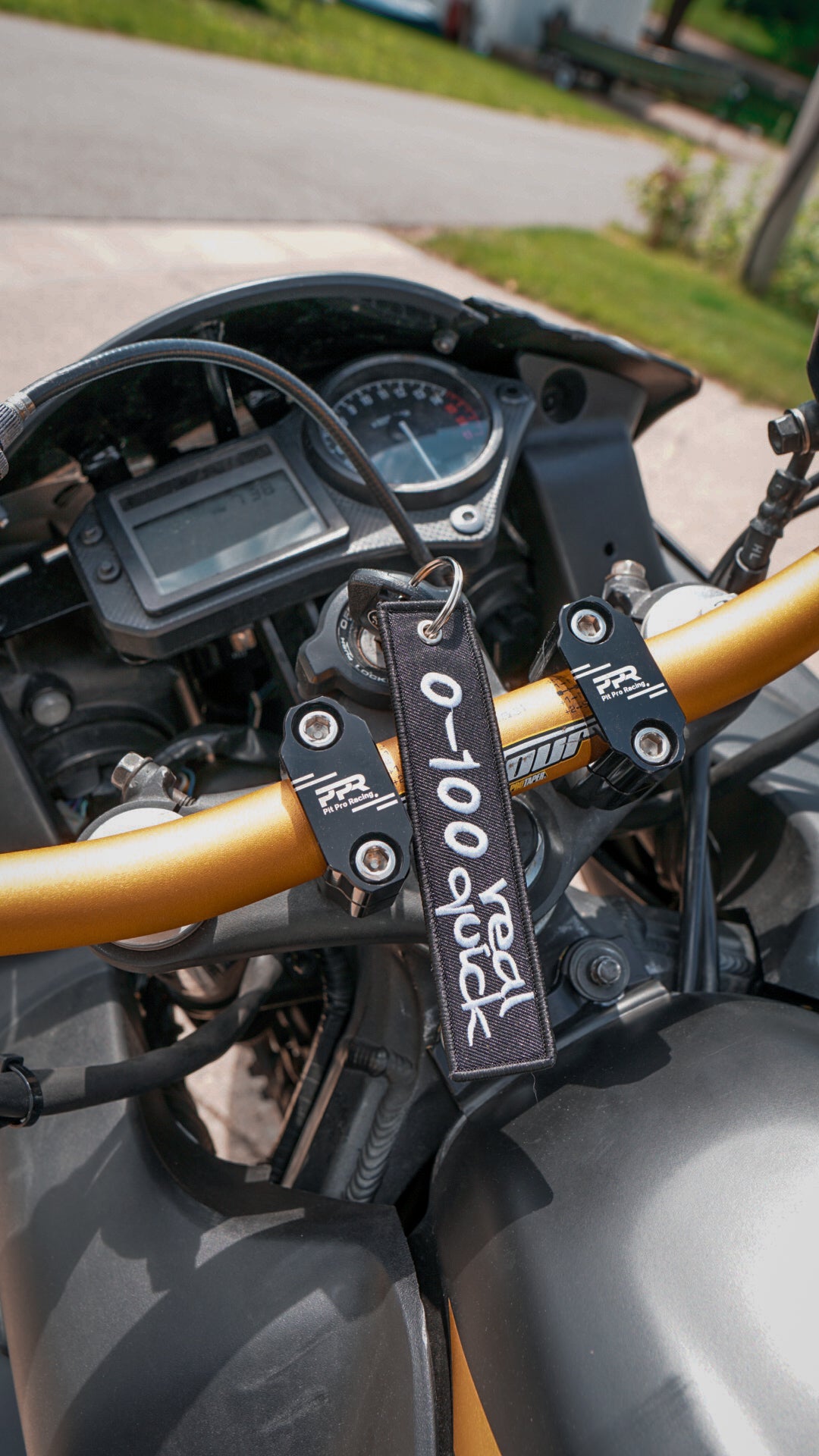 0-100 Real Quick - Motorcycle Keychain