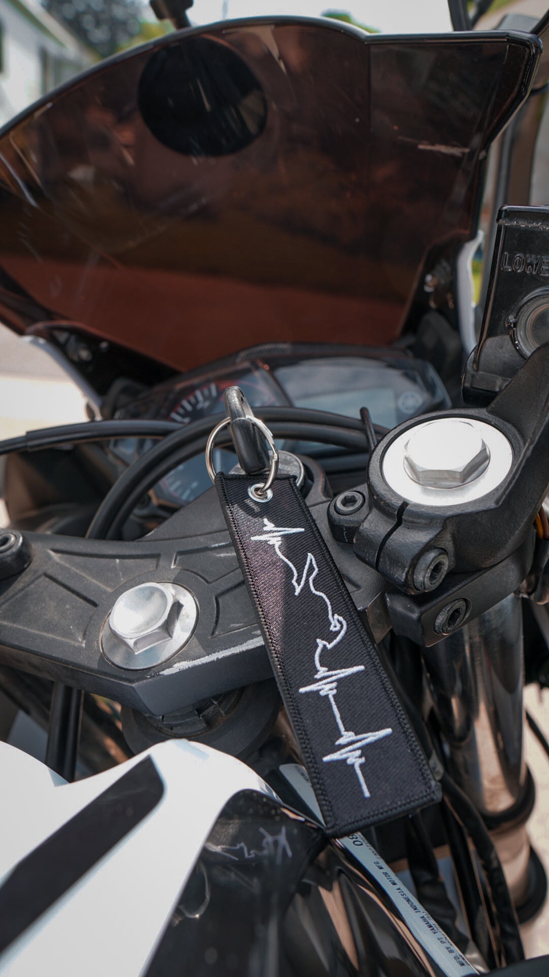 Motorcycle Heartbeat - Motorcycle Keychain