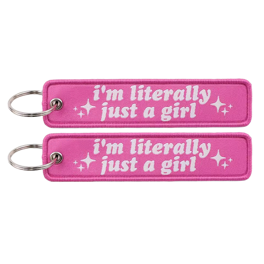 Im Literally Just A Girl - Motorcycle Keychain