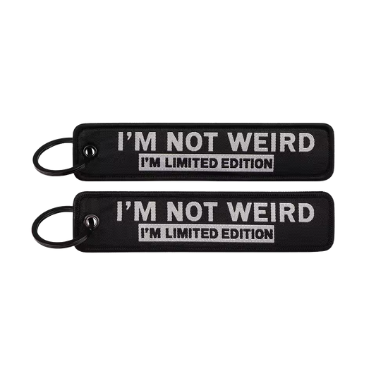 Im Not Weird Im Limited Edition - Motorcycle Keychain