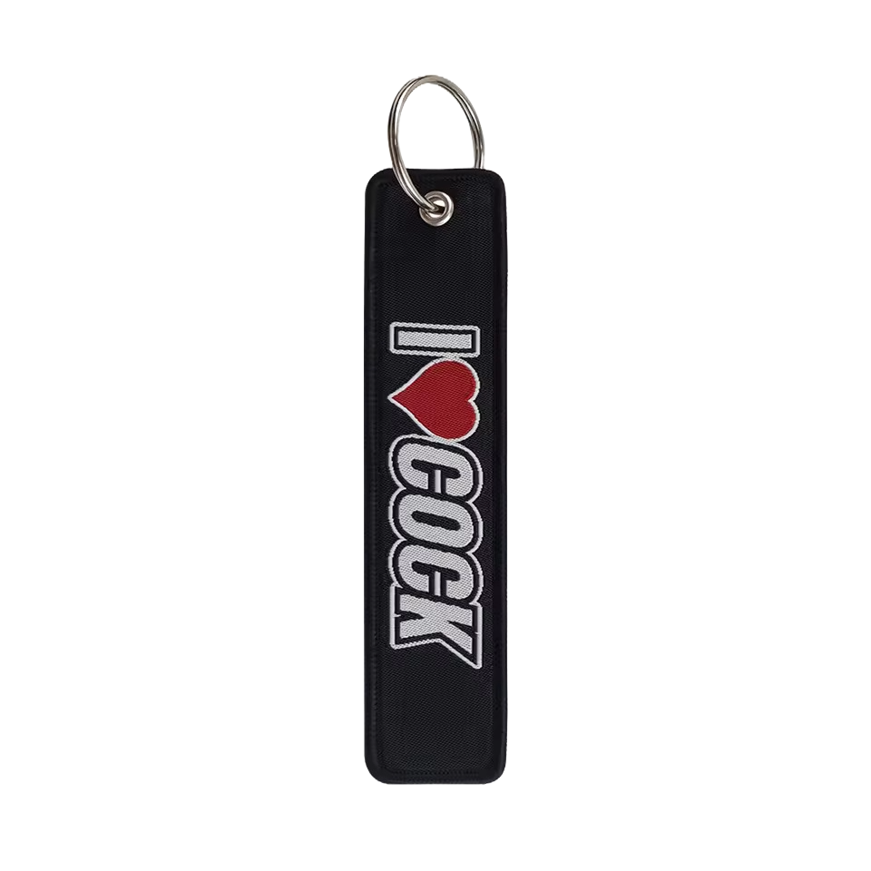 I ❤️ Cock - Motorcycle Keychain
