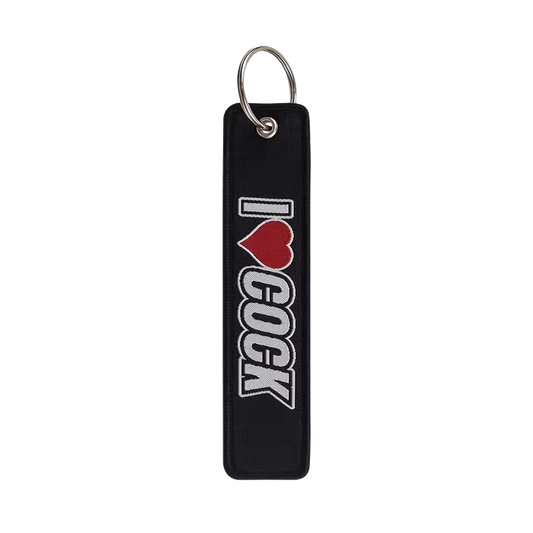 I ❤️ Cock - Motorcycle Keychain