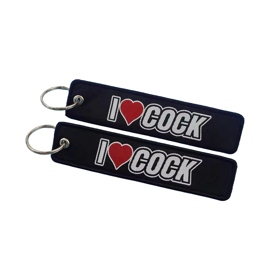 I ❤️ Cock - Motorcycle Keychain