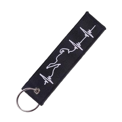 Motorcycle Heartbeat - Motorcycle Keychain