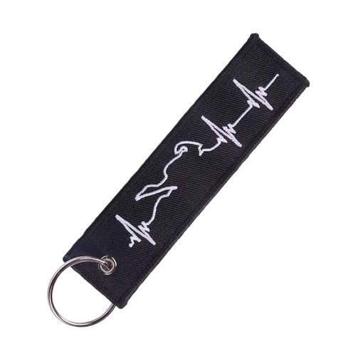 Motorcycle Heartbeat - Motorcycle Keychain