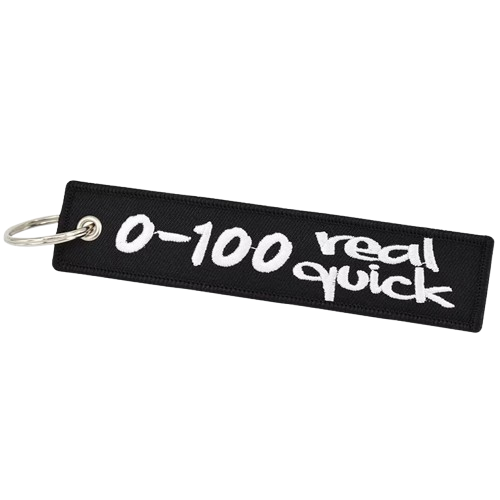 0-100 Real Quick - Motorcycle Keychain